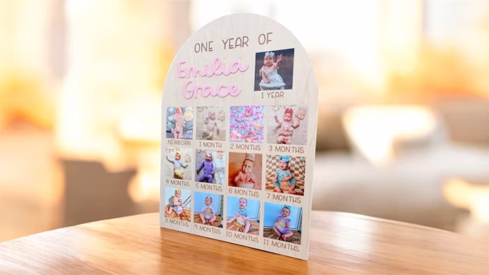 First Year Milestone Board