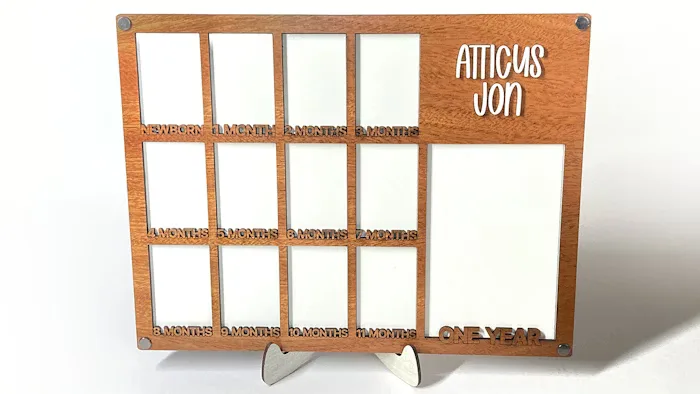 First Year Milestone Board