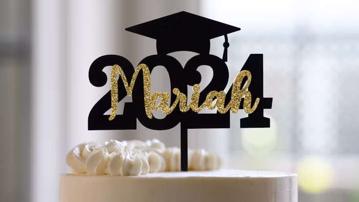 Custom Acrylic Graduation Cake Topper