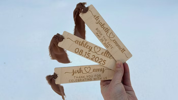 Save the Date Bookmark