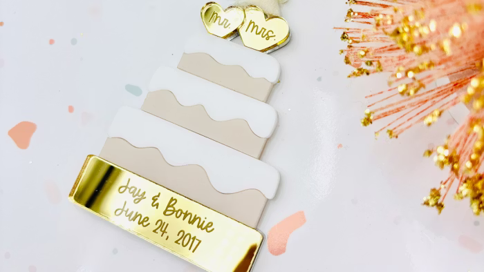 Wedding Cake Ornament