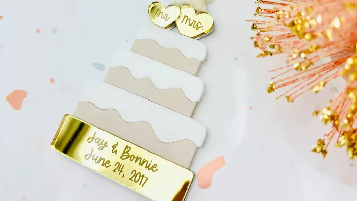 Wedding Cake Ornament